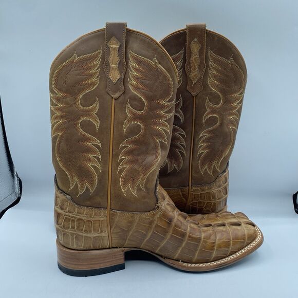 Cody James Boot Mens Men 9.5 D Caiman Cognac 12\